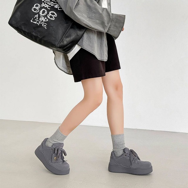 アーバンベーシックプラットフォームスニーカー 2col   R01559