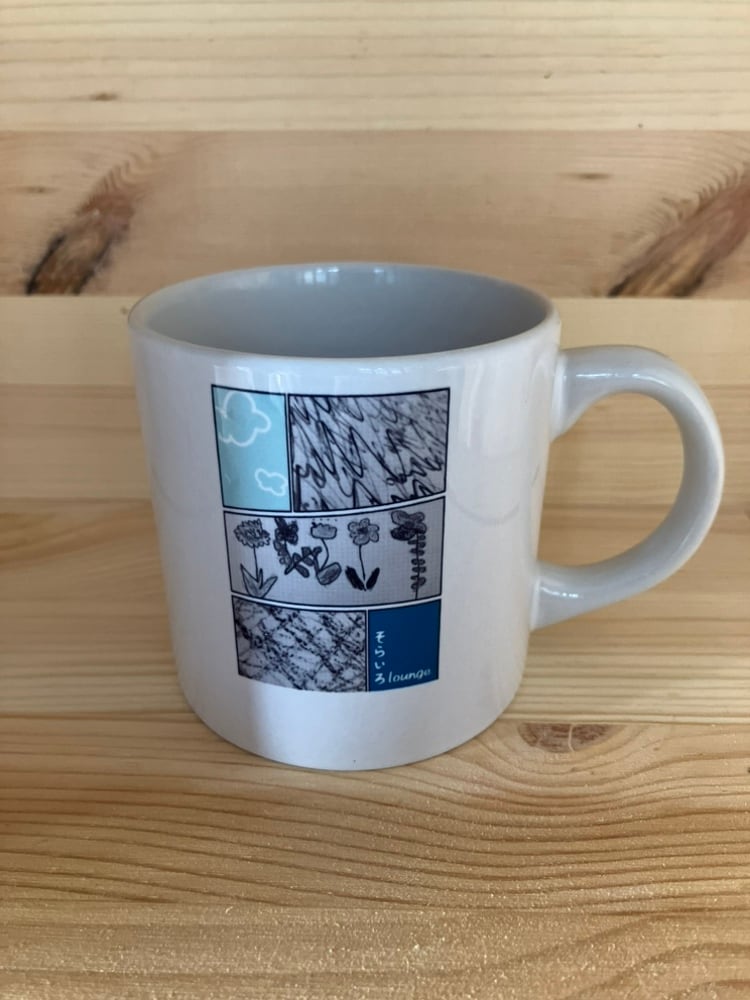 デザイン 陶器カップ 数量限定】オリジナル陶器マグカップS：漫画風 | ASHITAE Lab