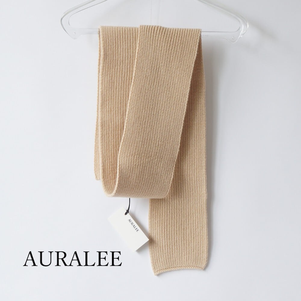 AURALEE/オーラリー・LIGHT CASHMERE KNIT STOLE | a flat shop
