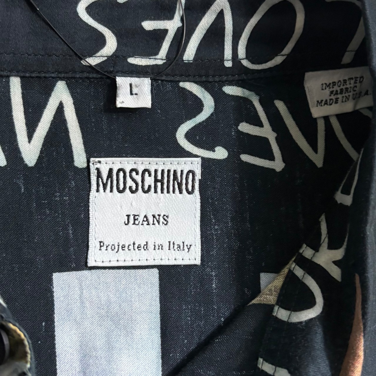 MOSCHINO cotton graphic shirt