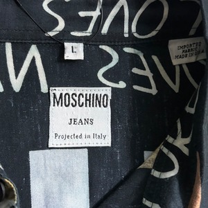 MOSCHINO cotton graphic shirt