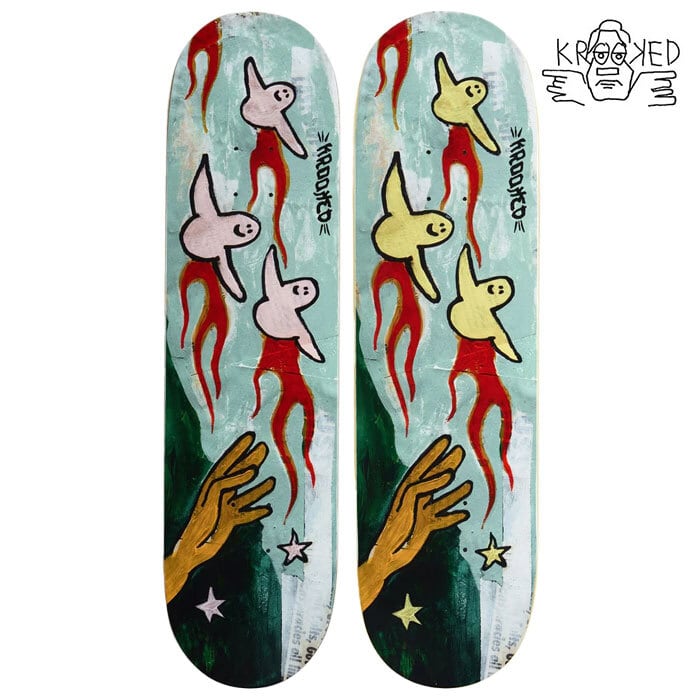 KROOKED ZIP ZINGER GREEN 7.76 inch クルキッド クルックド ジップ