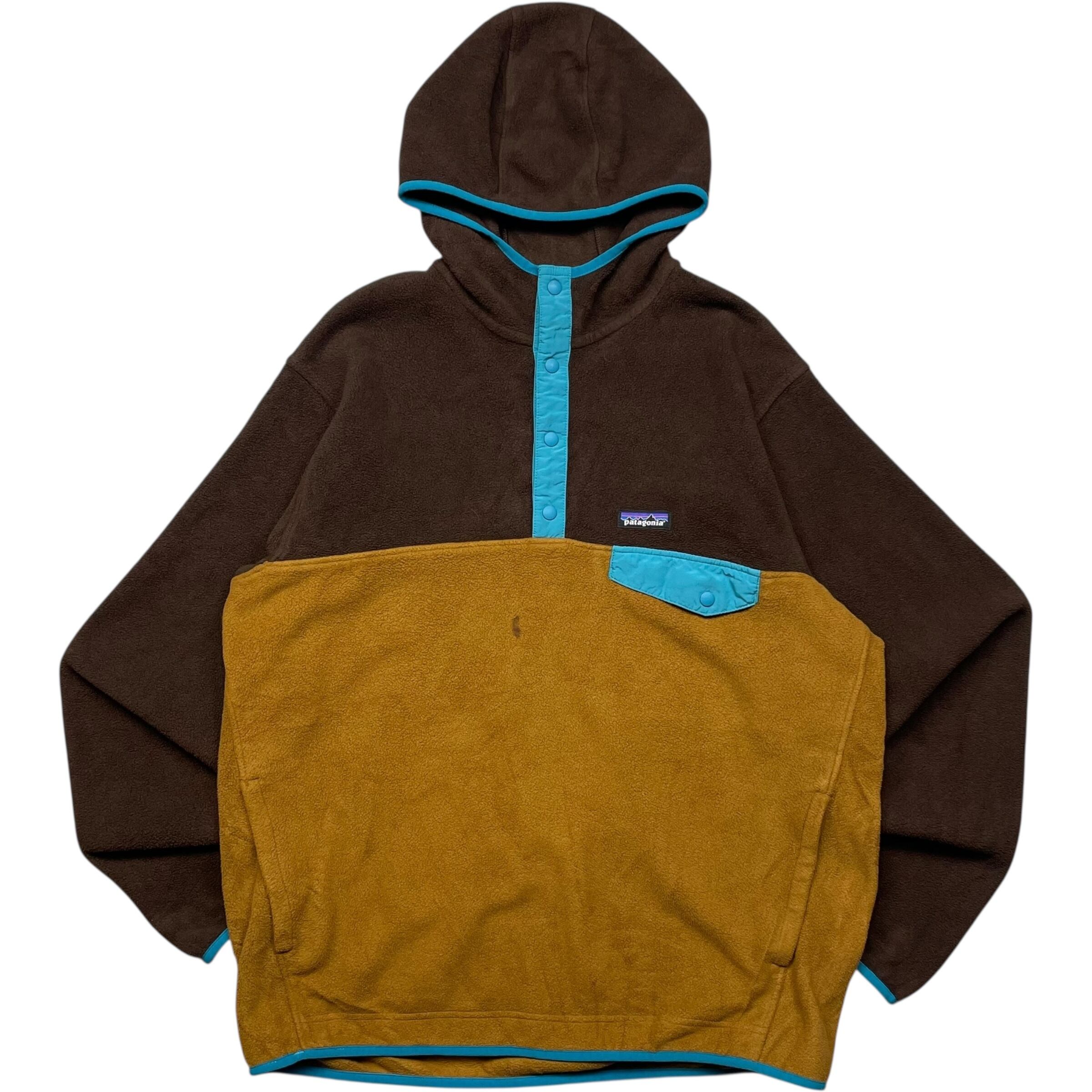 《L》 Patagonia パタゴニア シンチラ スナップT フリース ブラウン no.9511