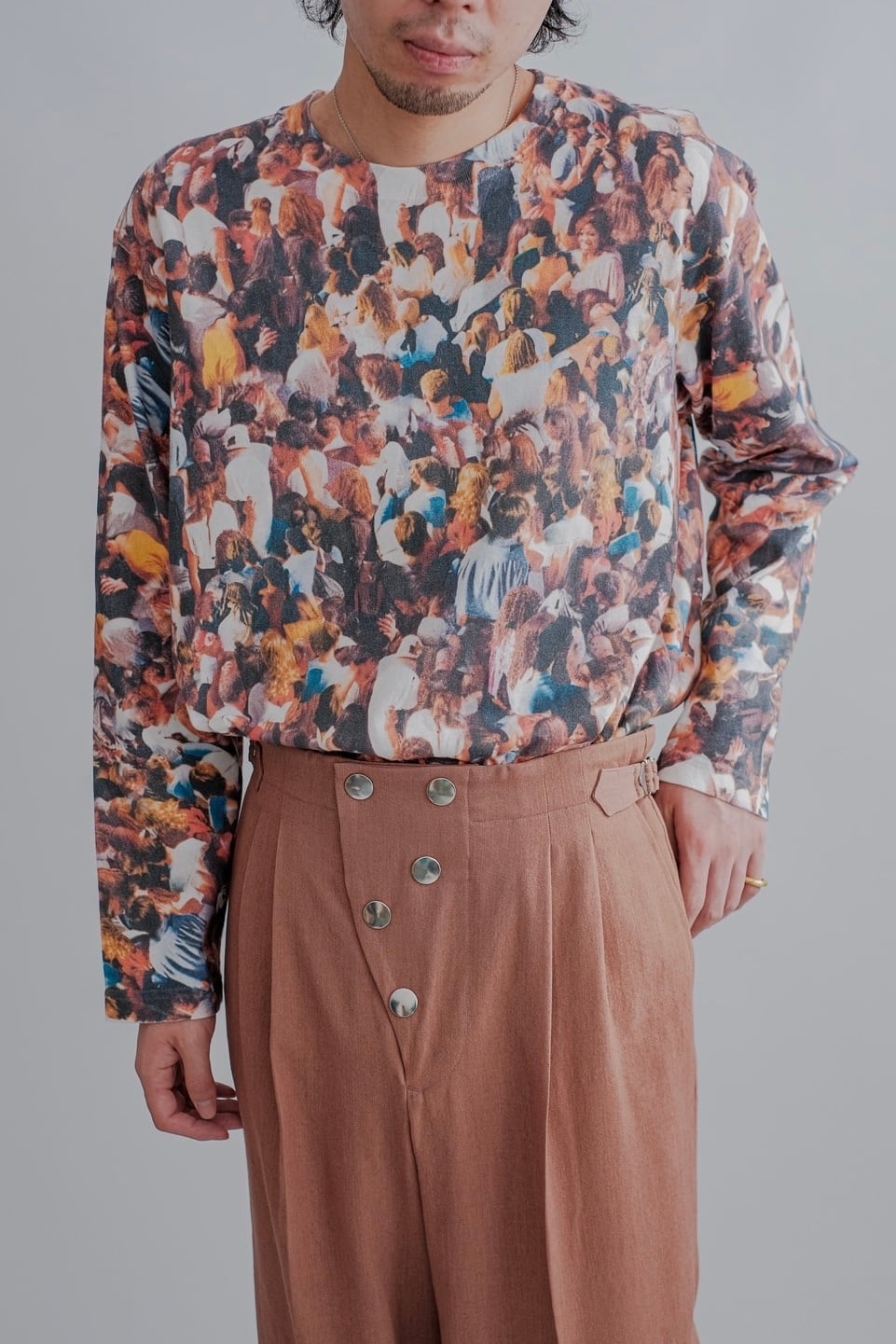 【ADAPTART】MANY PEOPLE LONG SLEEVE TEE