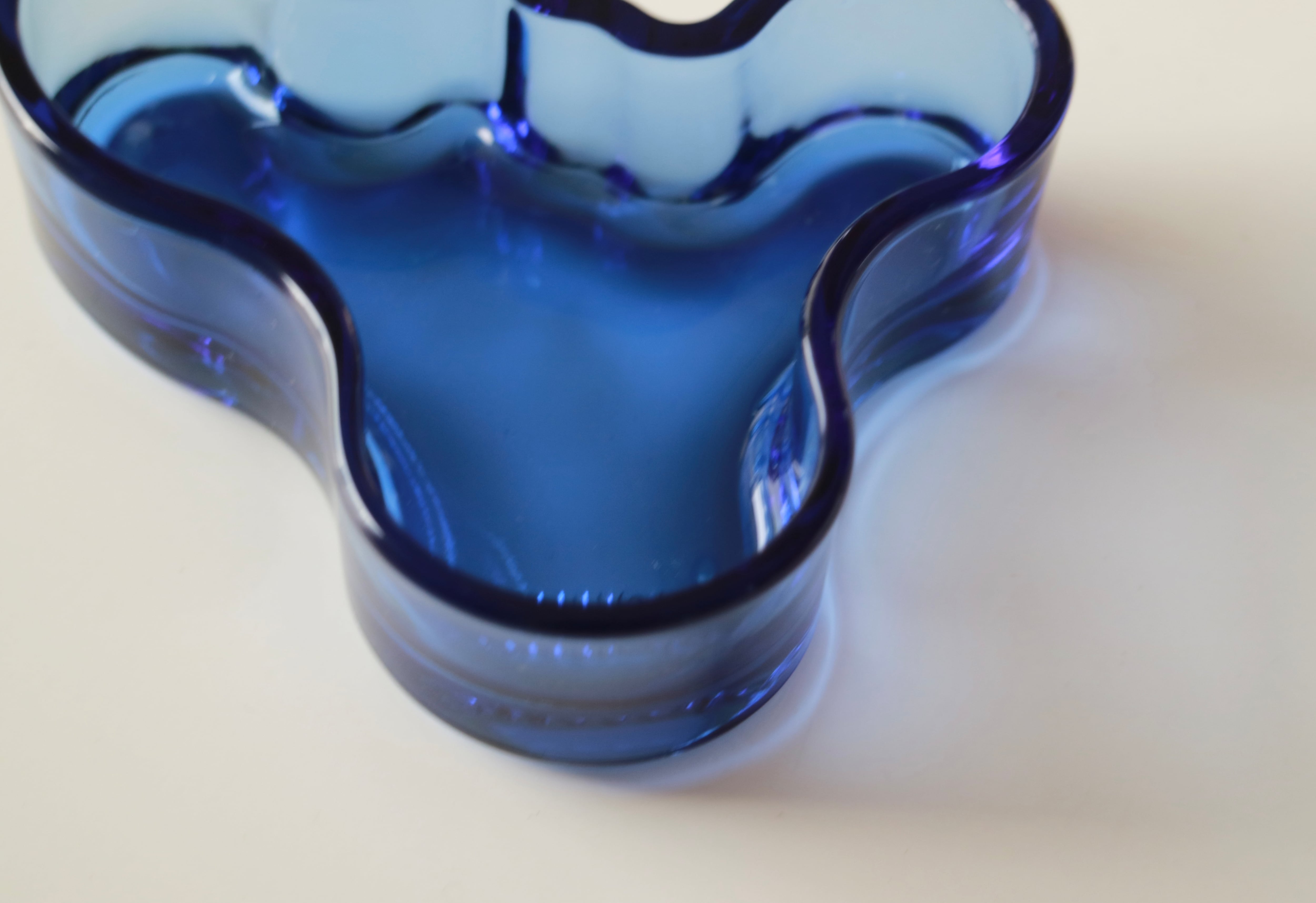 イッタラ　アアルト　Aaltoボウル　98mm ライトブルー 北欧ビンテージ/iittala/イッタラ/Alvar Aalto/Aalto bowl/アアルト