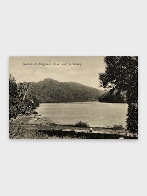 古い絵葉書(アンナ・クラウト山の湖の眺め)|Vintage Postcards from Europe