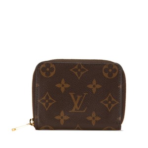 ルイ ヴィトン モノグラム ジッピー コインパース コインケース 小銭入れ M60067 ブラウン PVC レザー レディース LOUIS VUITTON 【中古】
