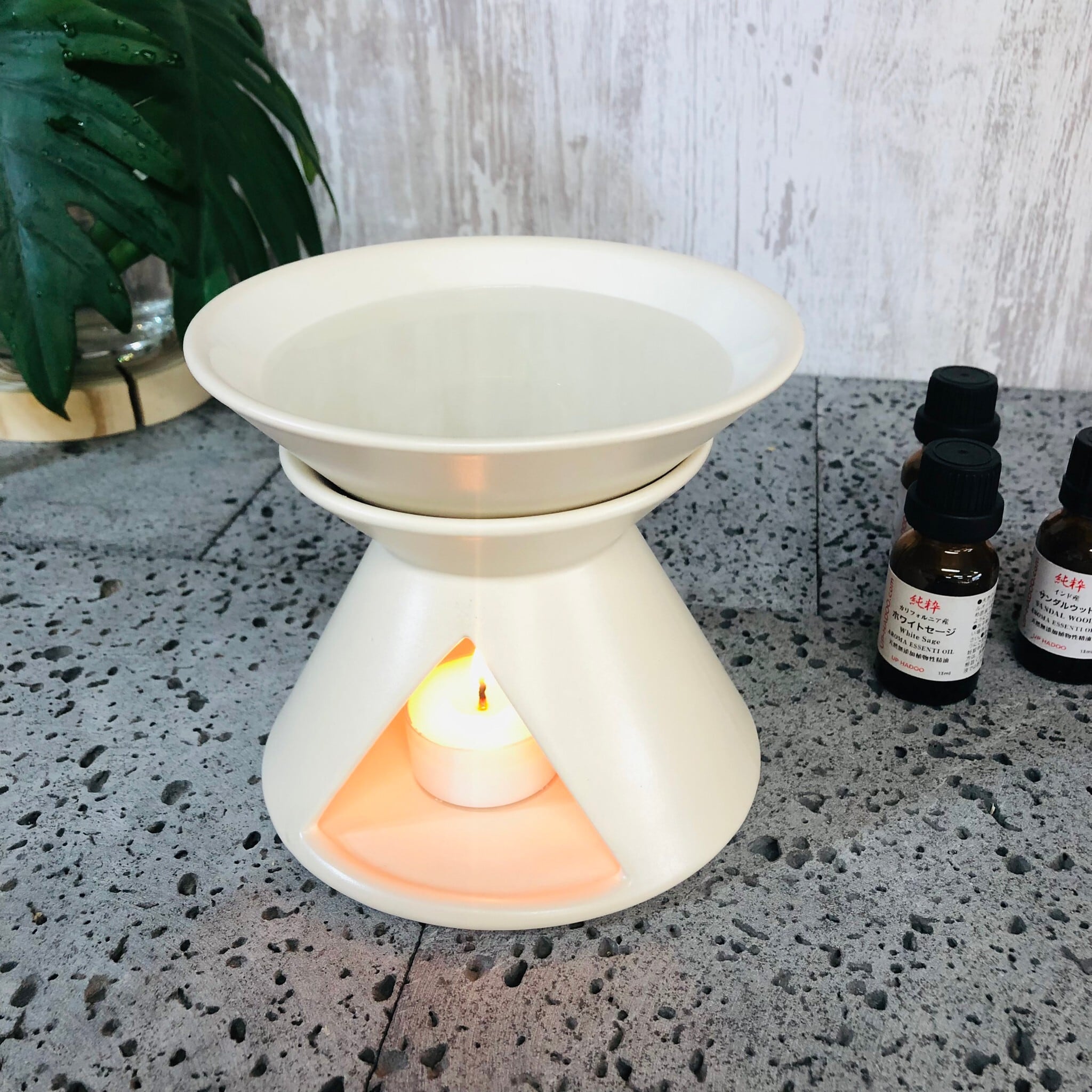 日本製 アロマポット バニラ アロマ香炉 UP HADOO