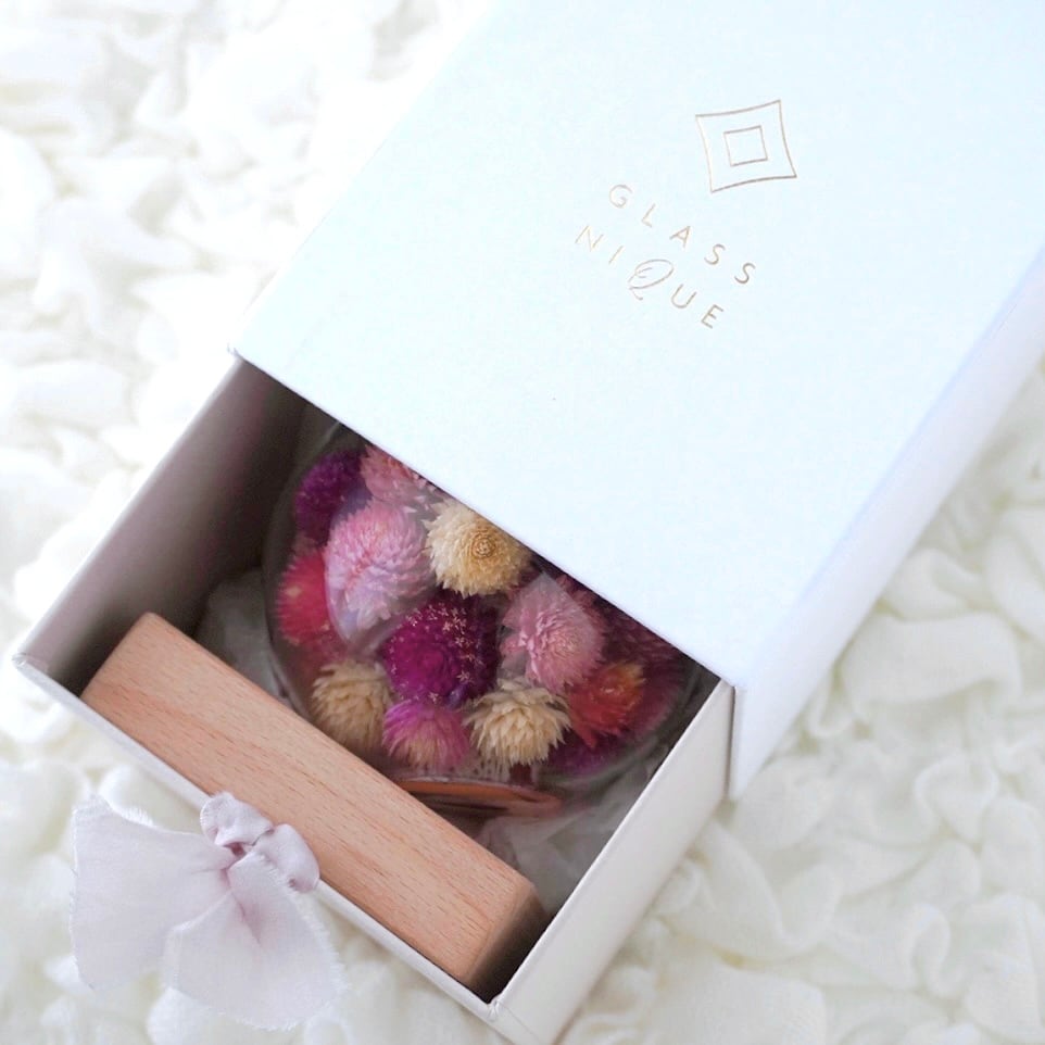 GlassNique ガラスポッドの万華鏡 ガラスポッドの万華鏡 フラワーポッド/ボタニカル3ミラー