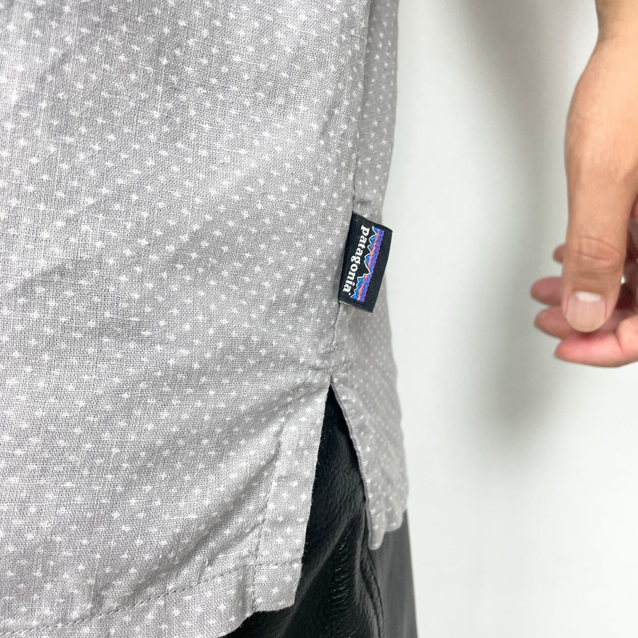 16年製 patagonia パタゴニア ヘンプ 麻×オーガニックコットン 総柄