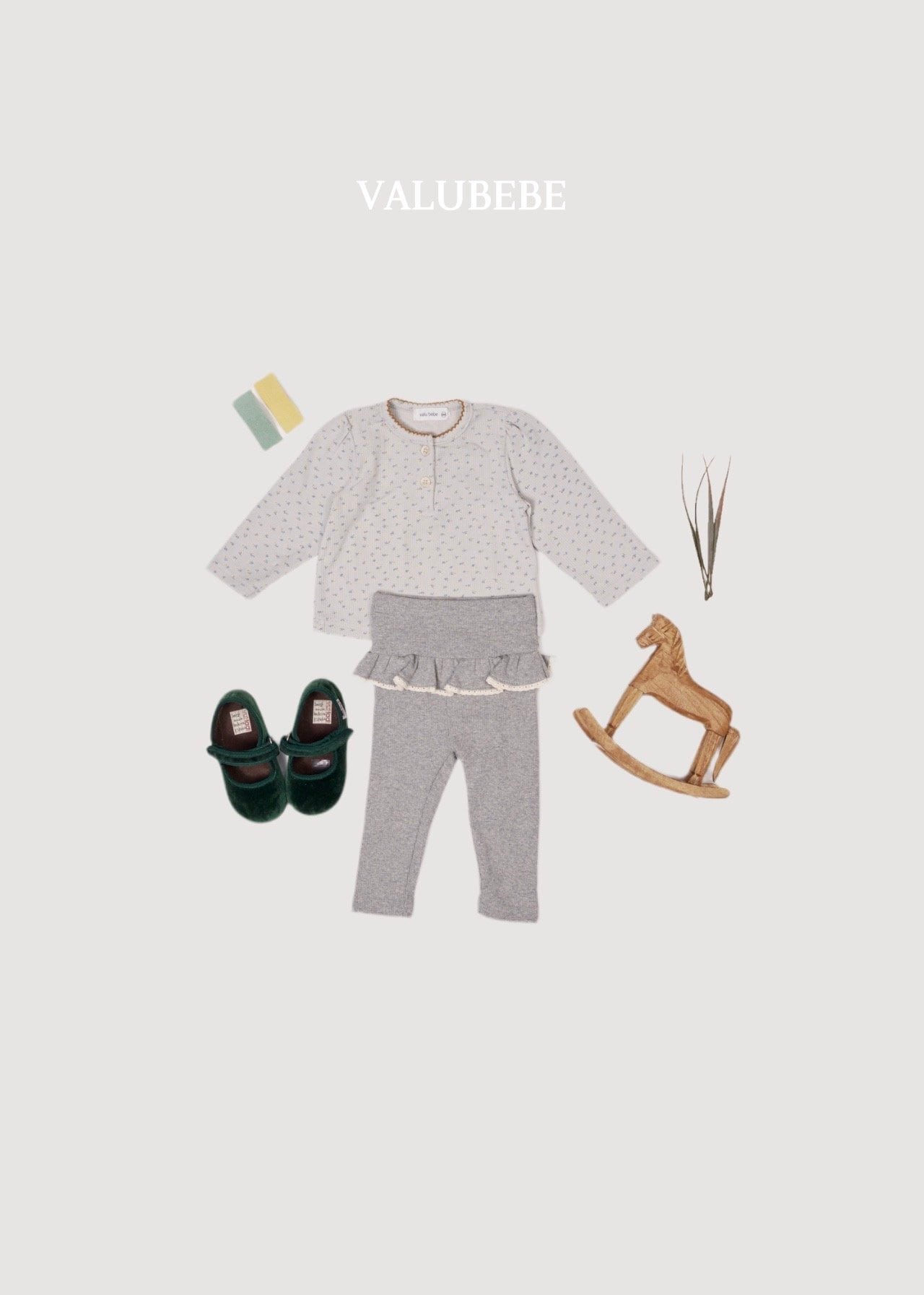 送料無料【予約】/ ココフリルレギンス /valubebe