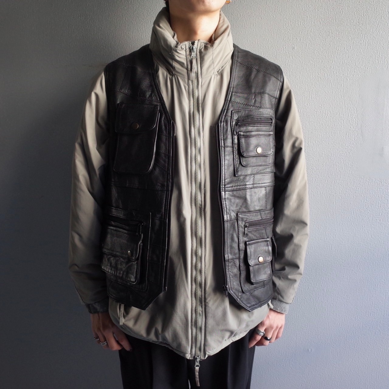 Gimmick Design Gimmick Design Genuine Leather Tactical Vest | FINCH vintage and ...