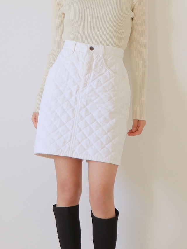 ●made in Italy BENETTON quilted skirt