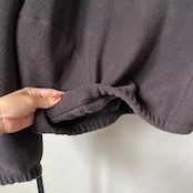 【受注予約:11月上旬入荷予定】ウォームフリースハーフジップBZ/チャコール