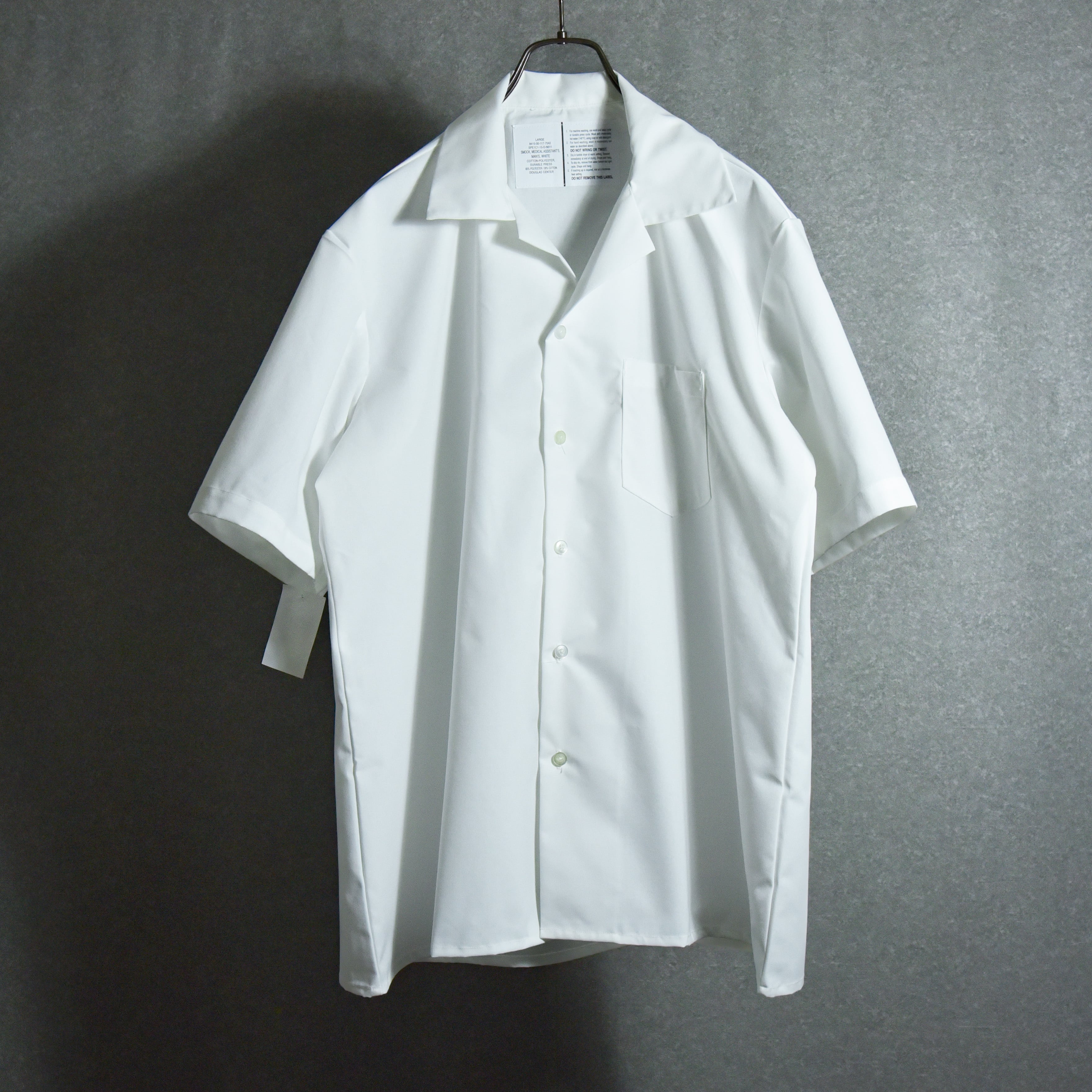 DEAD STOCK】US Army Open Collar Short Sleeve Shirtsアメリカ軍