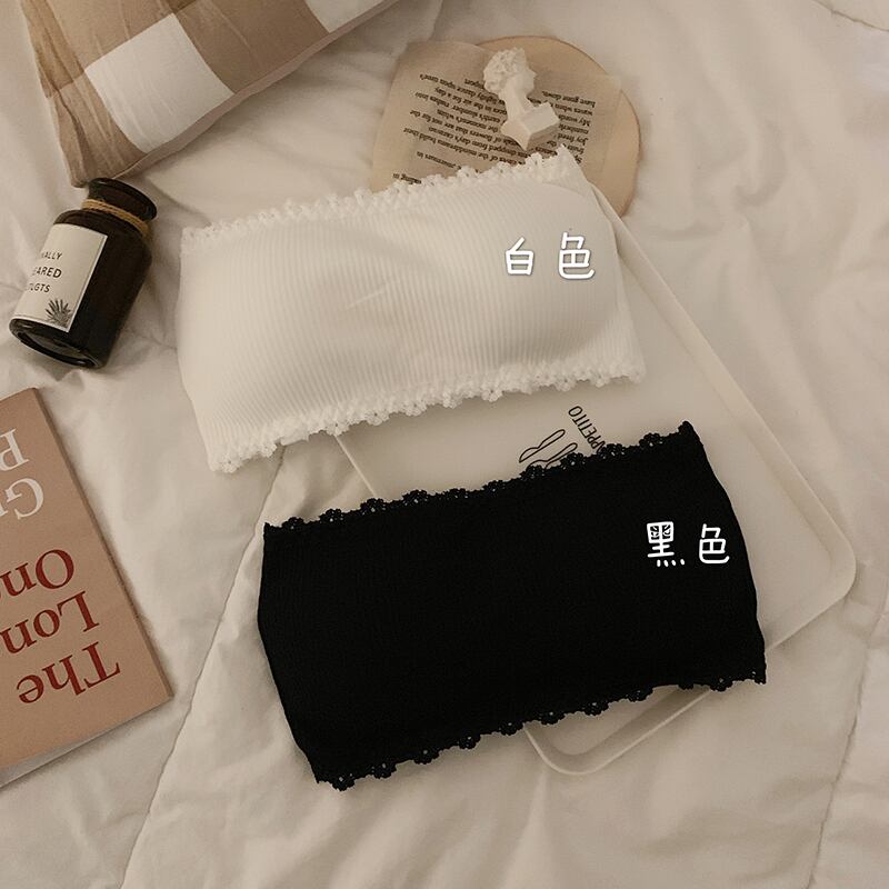 ホワイトチューブトップブラジャー下着ラップ胸の女性の滑り止めの収集、ストラップレス、抗障害夏の薄いベースブラ 1号婦人5125066026