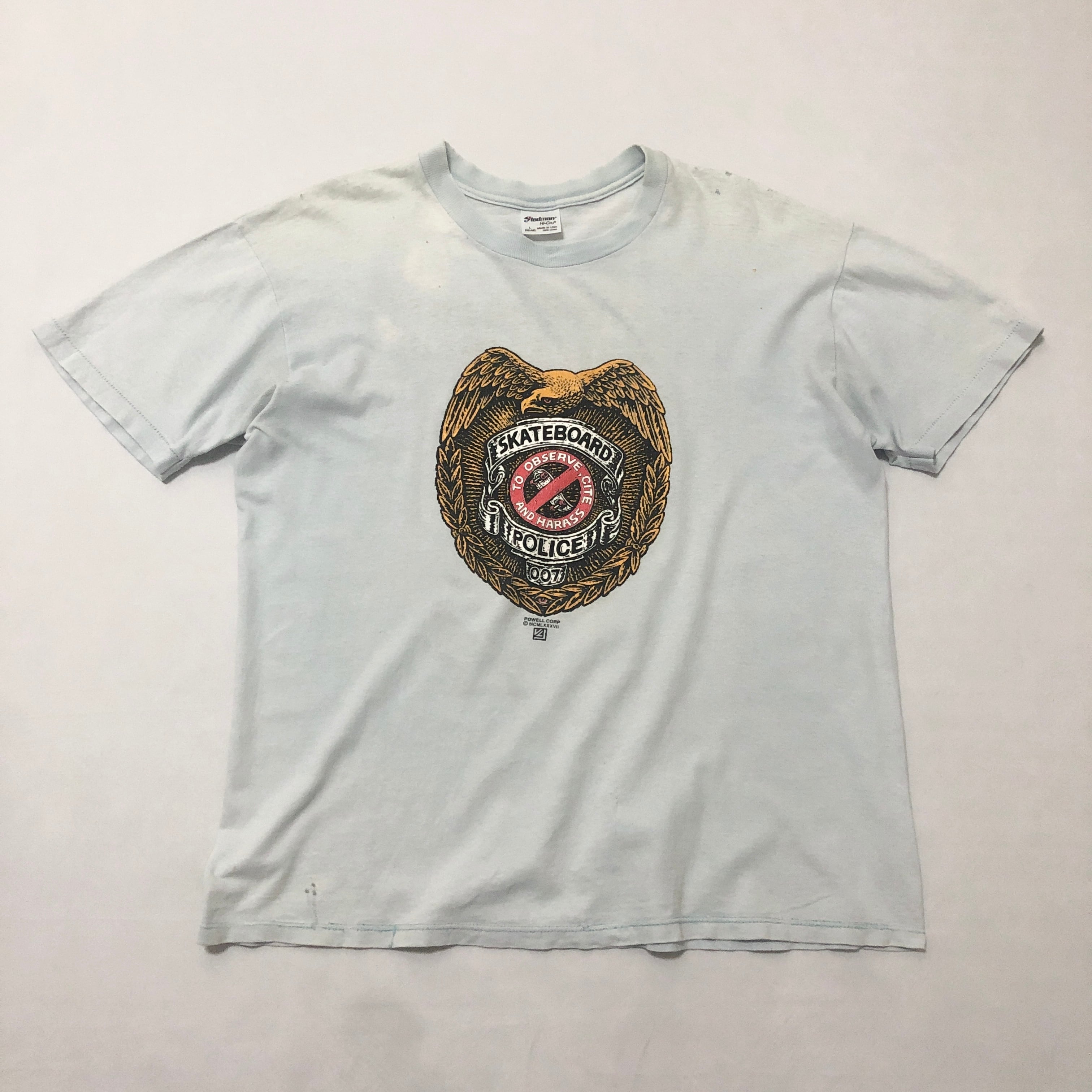80s' Powell Pelalta 「SKATE POLICE 」Tシャツ | BANCA