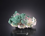 マラカイト/カルサイト【Malachite on Calcite】ナミビア産