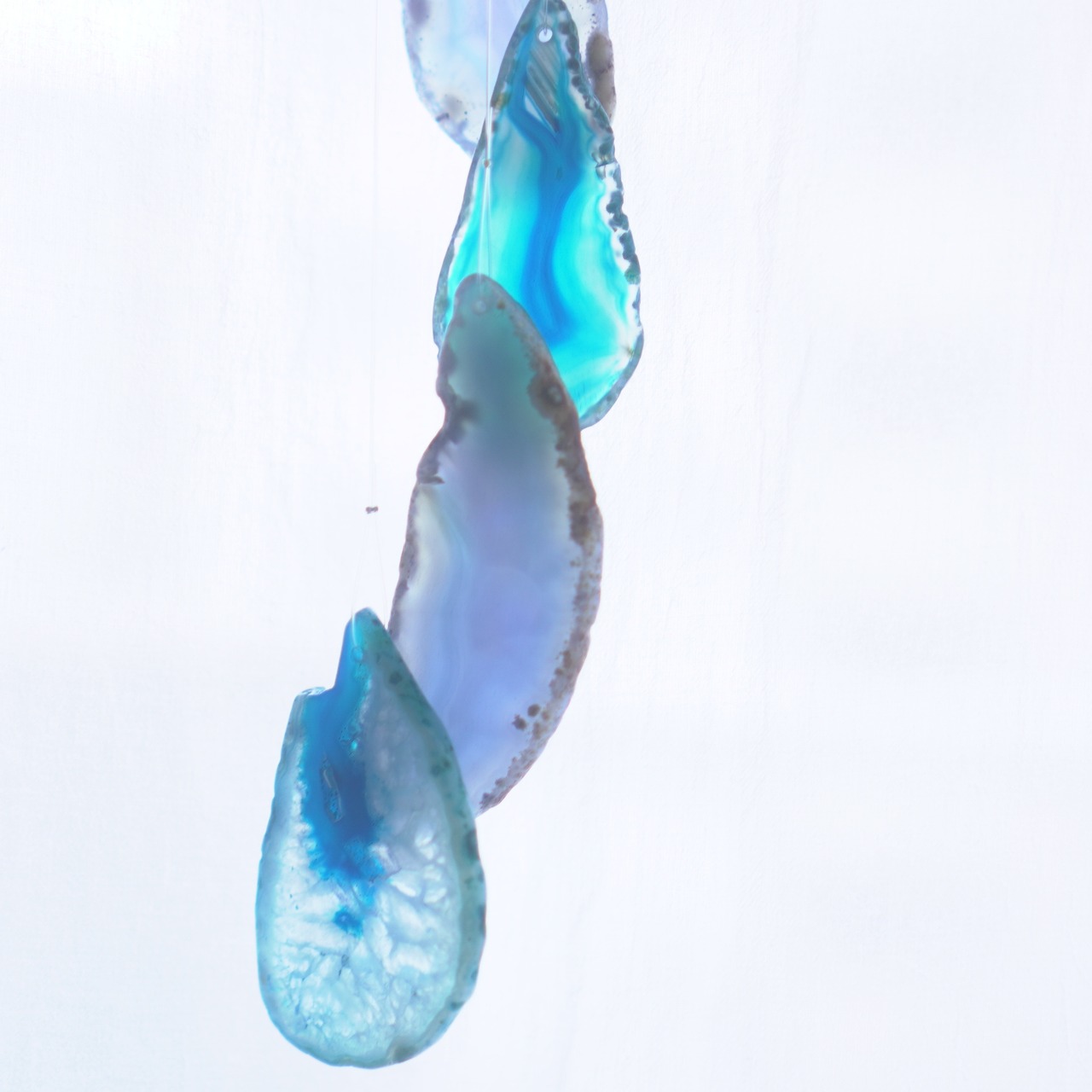 Ice Water 16 - アゲートヒーリングチャイム / Agate Sun Catcher Wind Chime 683