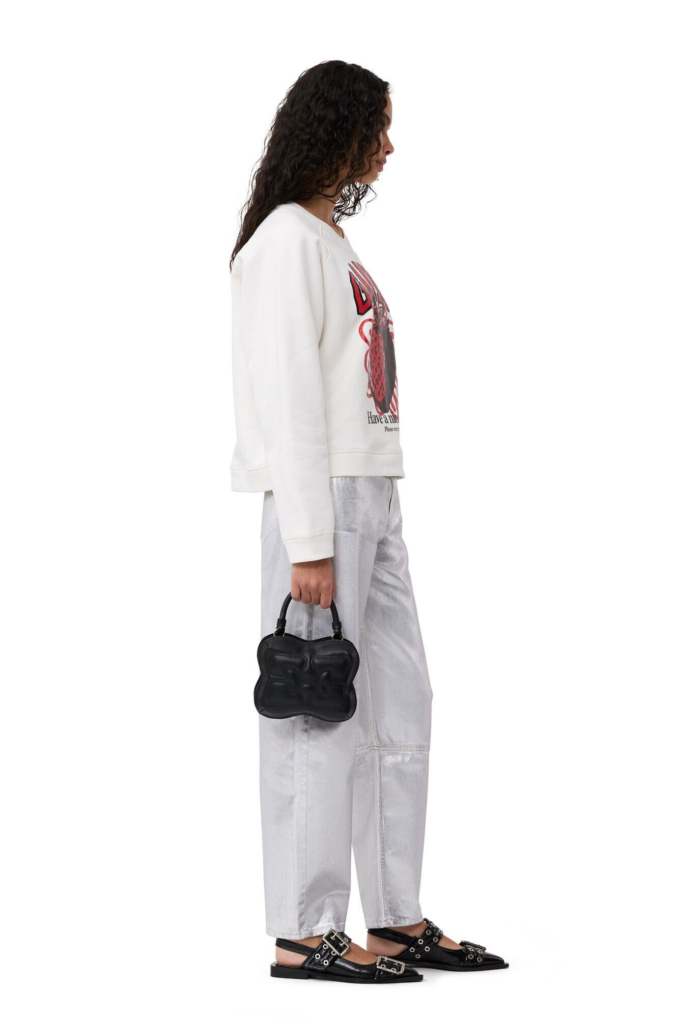 バッグ GANNI SMALL BUTTERFLY CROSSBODY BAG GANNI】SMALL BUTTERFLY CROSSBODY BAG | idealclasse