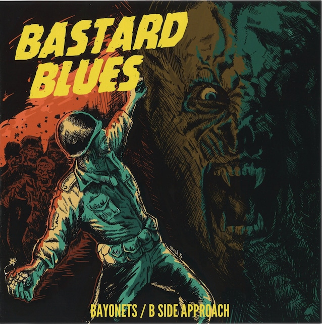 【Record / 7inch split 】BAYONETS / B SIDE APPROACH | BASTERD BLUES