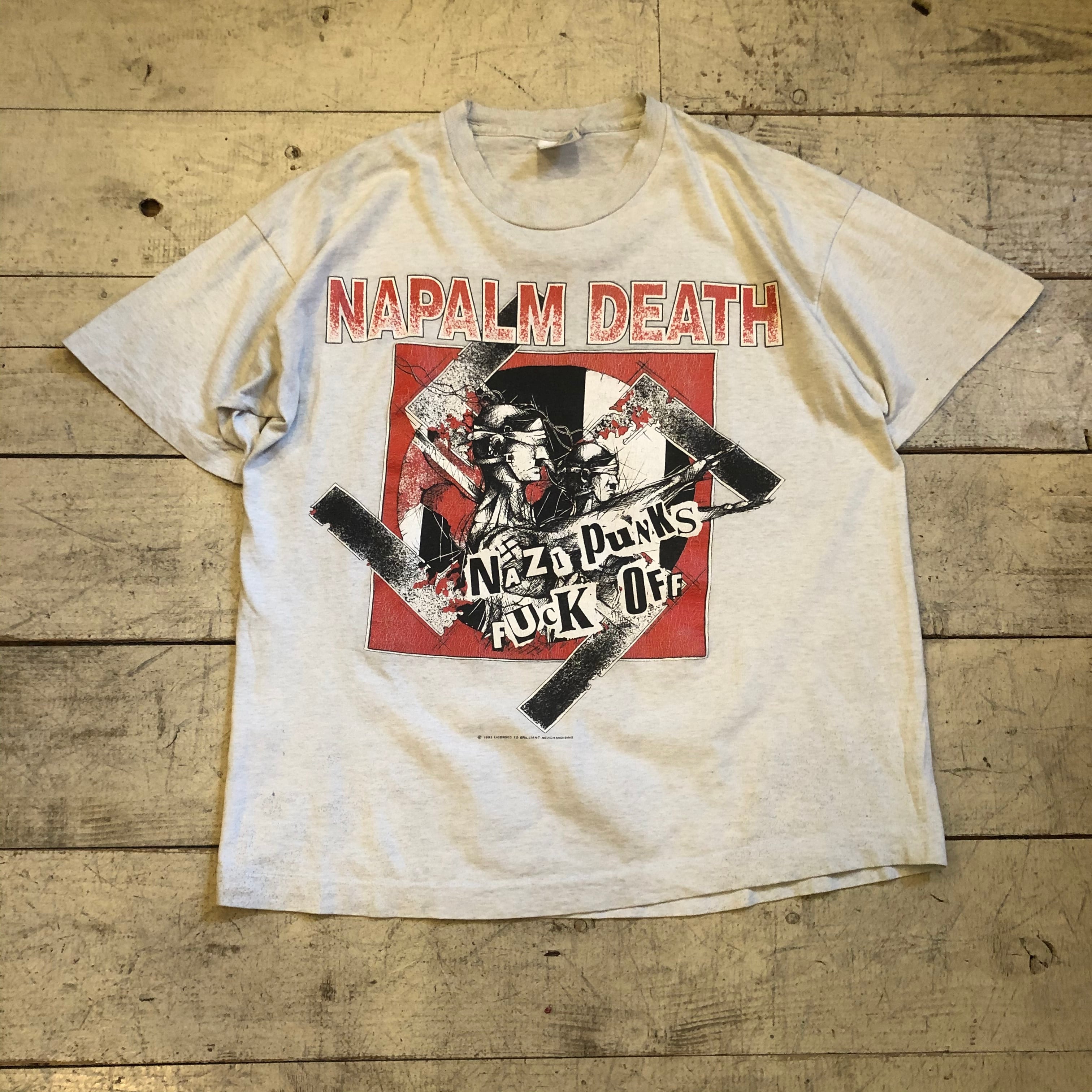 90s NAPALM DEATH T-shirt | What’z up powered by BASE