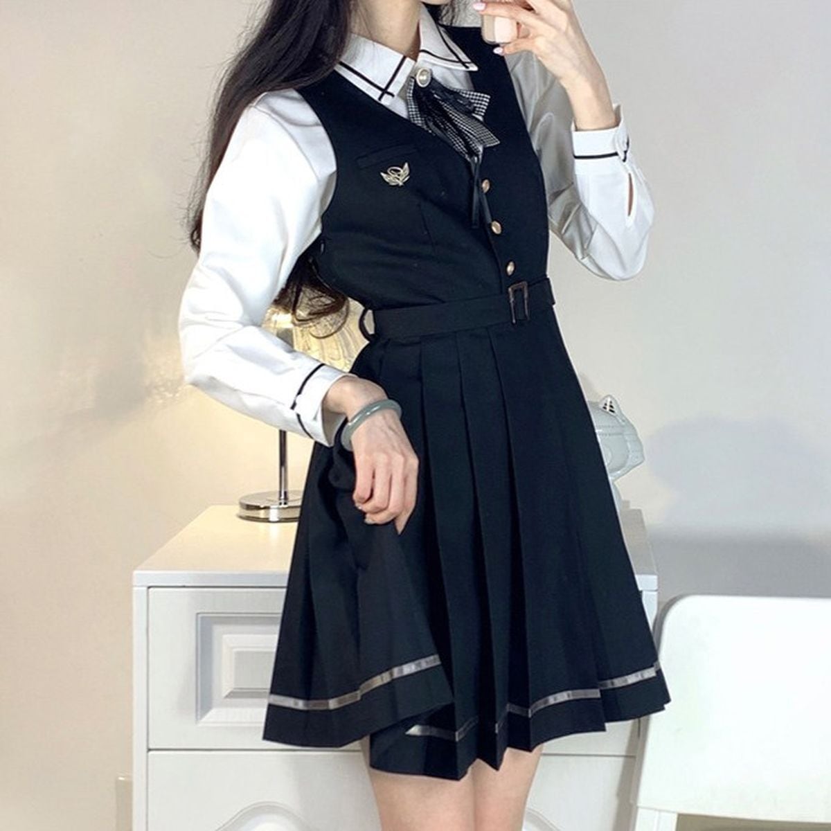 ショートジャケット付き制服セットアップ | Maiden's Rêve