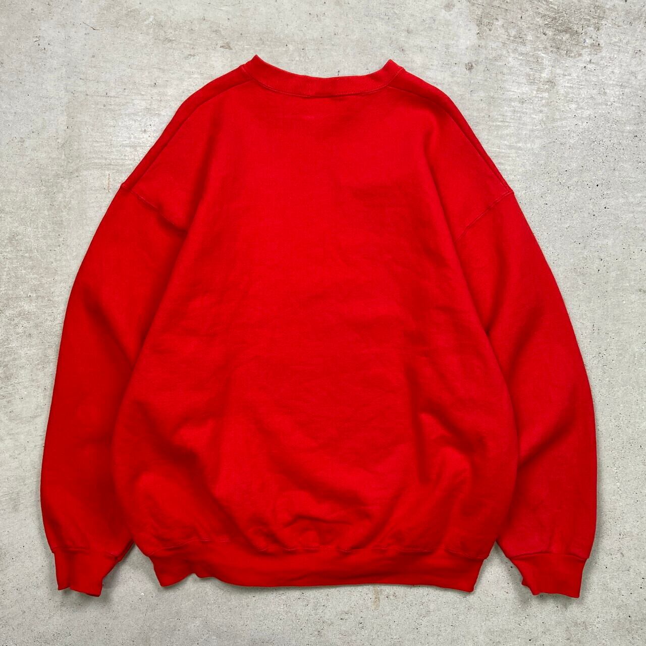 90年代 USA製 FRUIT OF THE LOOM スウェットシャツ カレッジ メンズ2XL