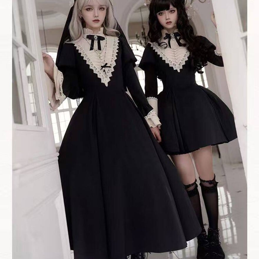 ヴィクトリアンメイド｜黒×白の静謐な佇まいが際立つクラシカル4点
