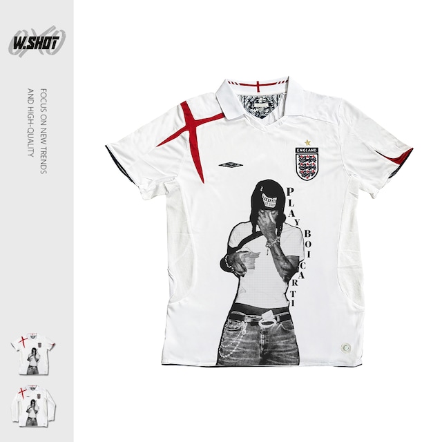 VINTAGE ストリートPlayboi Carti サッカーTシャツ T2153 VINTAGE ストリートPlayboi Carti サッカーTシャツ T2153