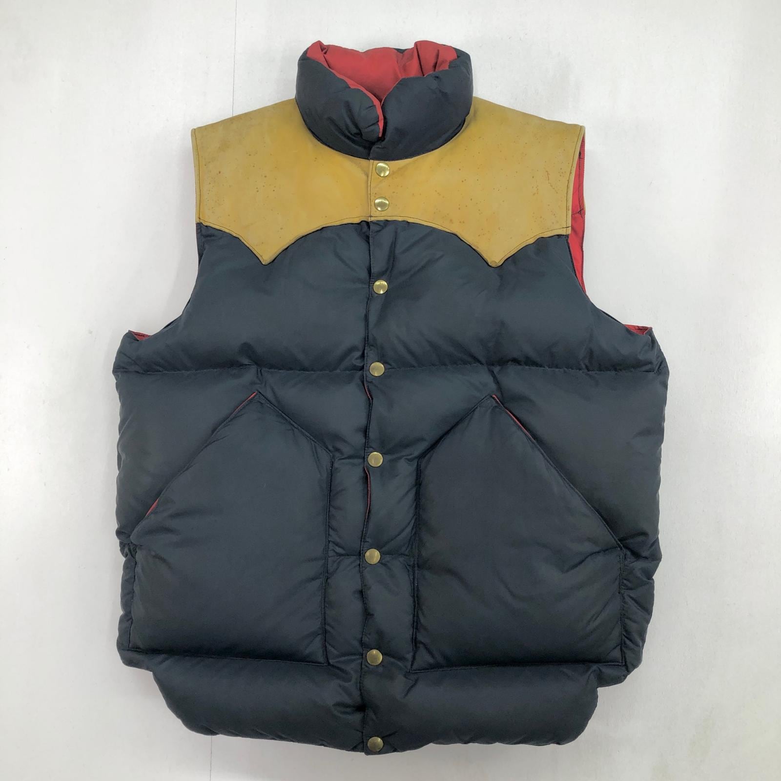 ROCKY MOUNTAIN ロッキーマウンテン 70年代 DOWN VEST ヨーク切り替え
