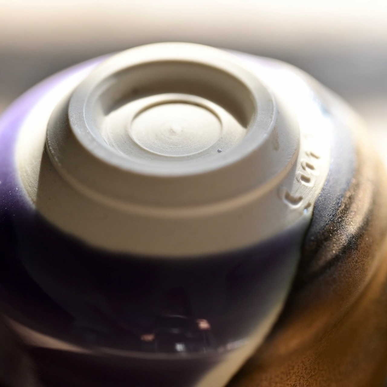imi ceramics ［午後6時54分の紫 / Purple at 6:54 p.m.］COLOUR CLOCK SAKE CUP / 2104600000021