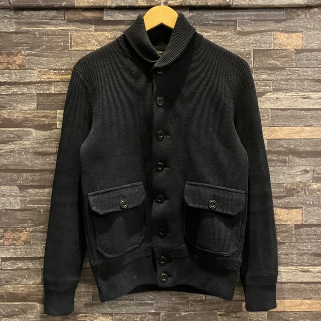 RRL COTTON KNIT SHAWL JACKET
