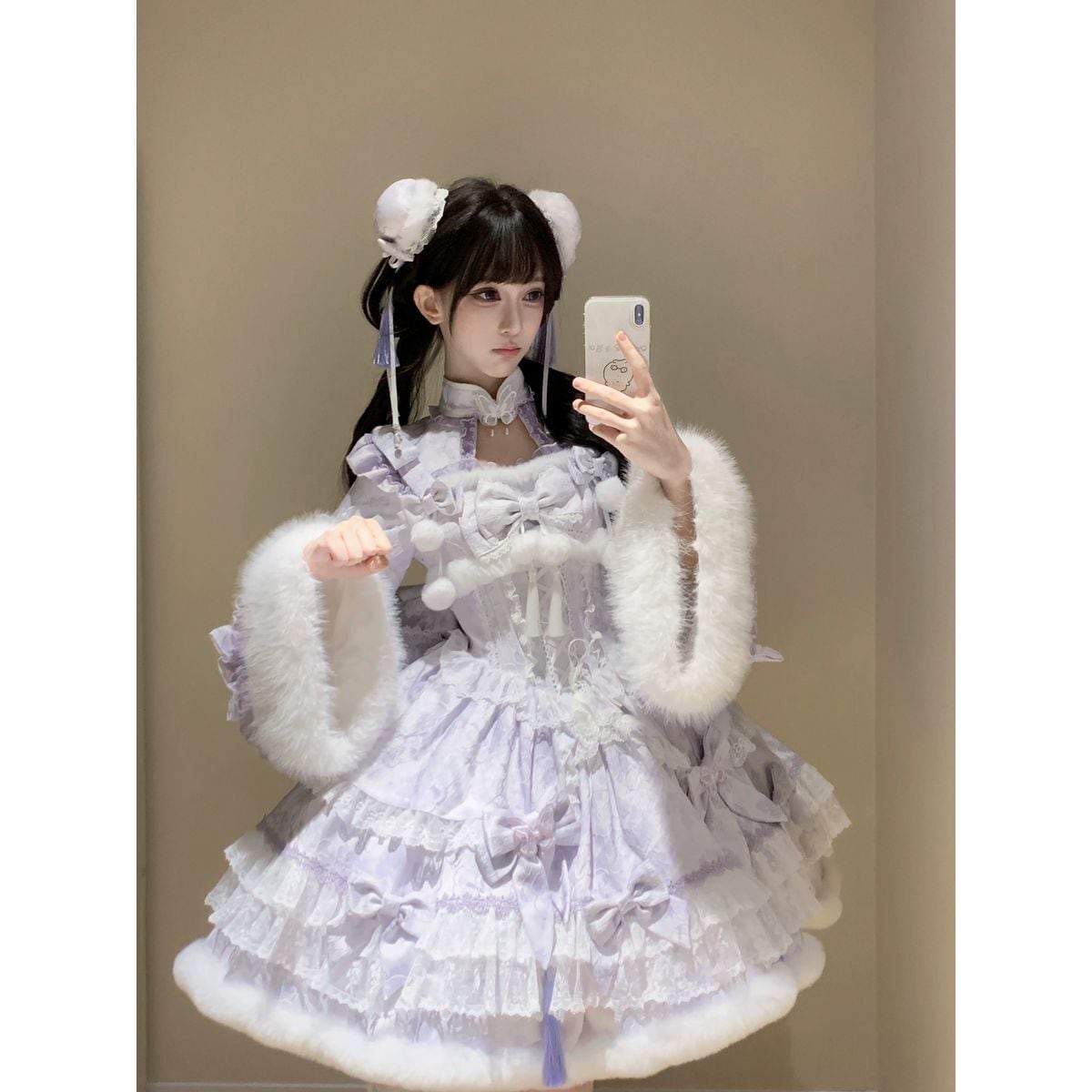 チャイナファトリムロリィタドレスセットアップ：フルセット