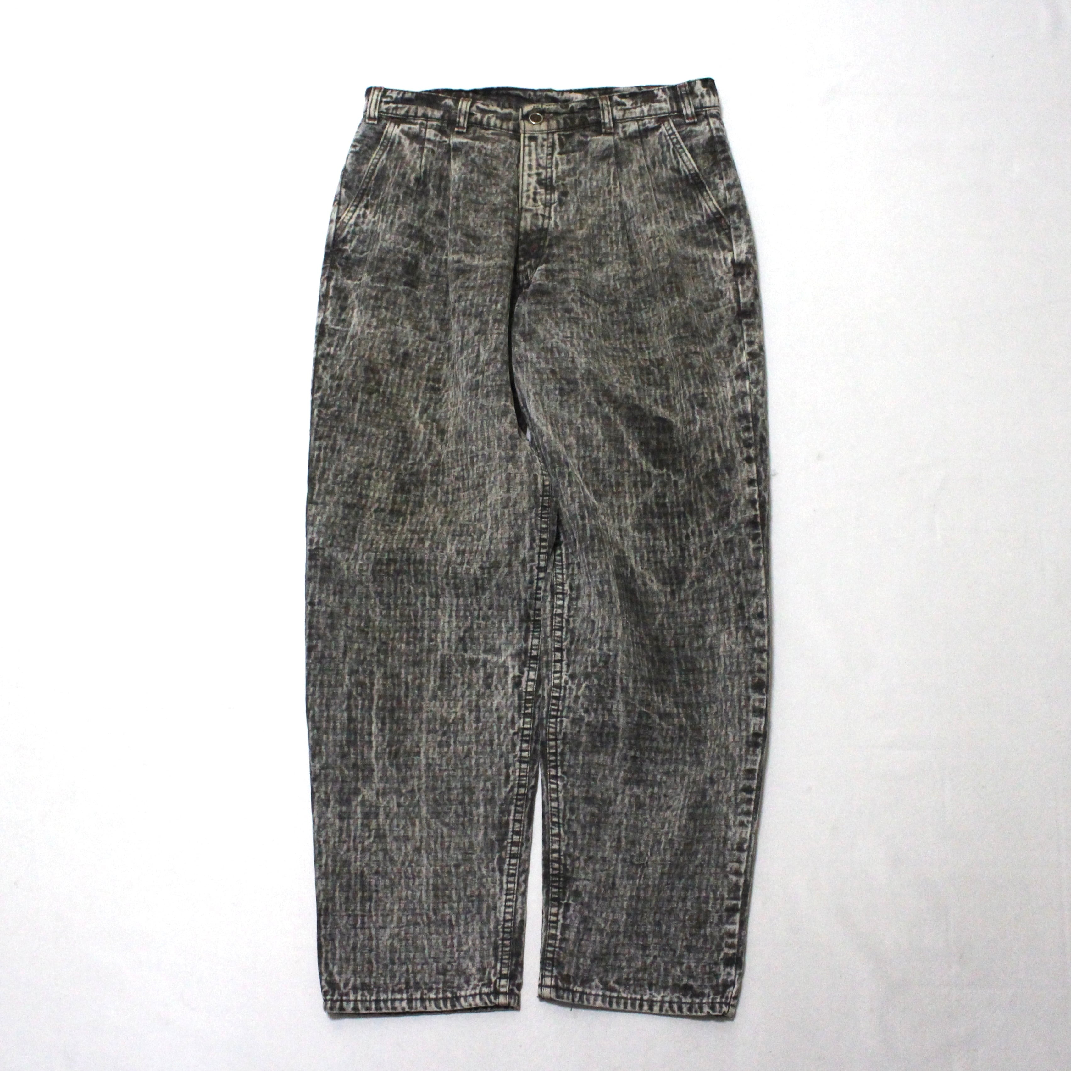 古*e様 90s リーバイス　Levis 22828-1258 ブラックデニム 90s Levis 22828-1258 刺し子 ツータック ブラックデニム パンツ