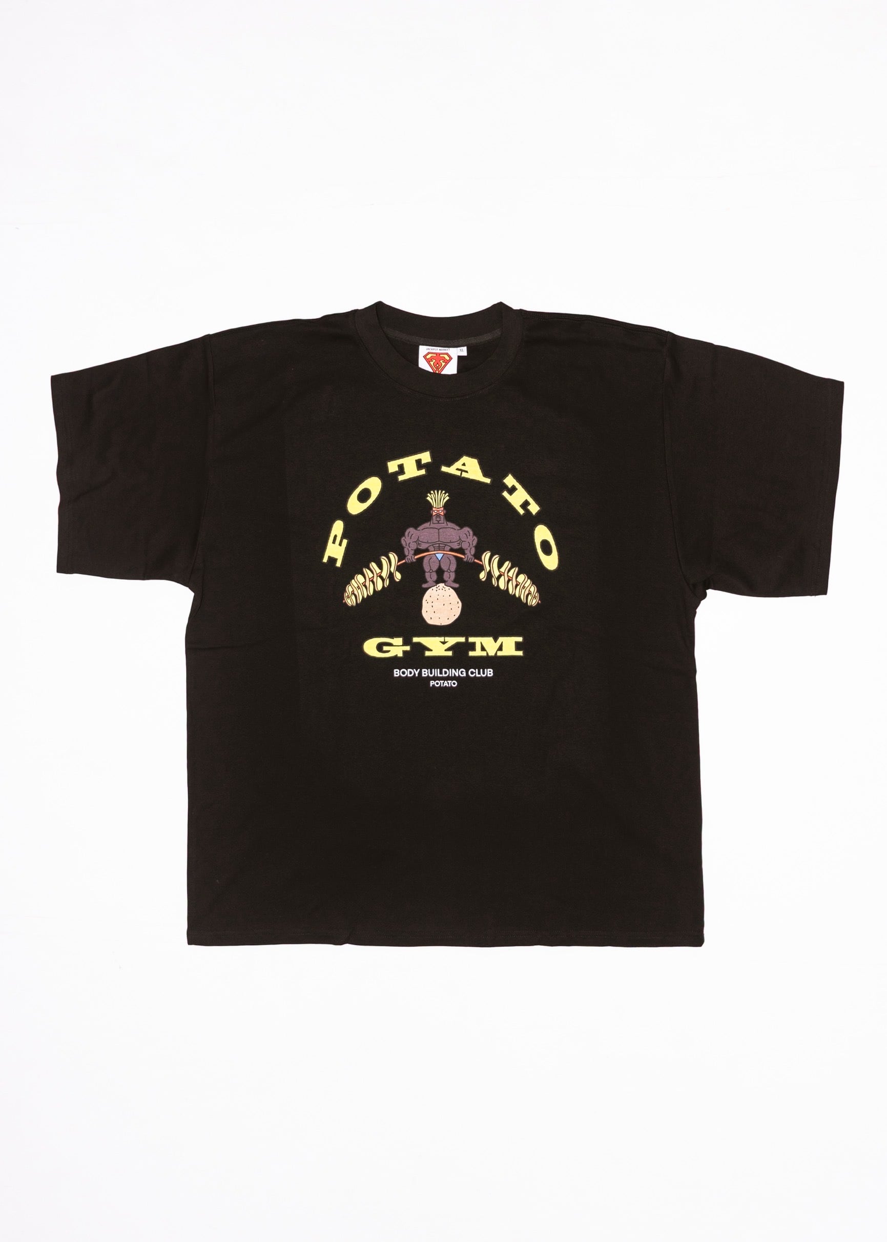 ポテトジムTシャツ ブラック | JACKPOT MARKET