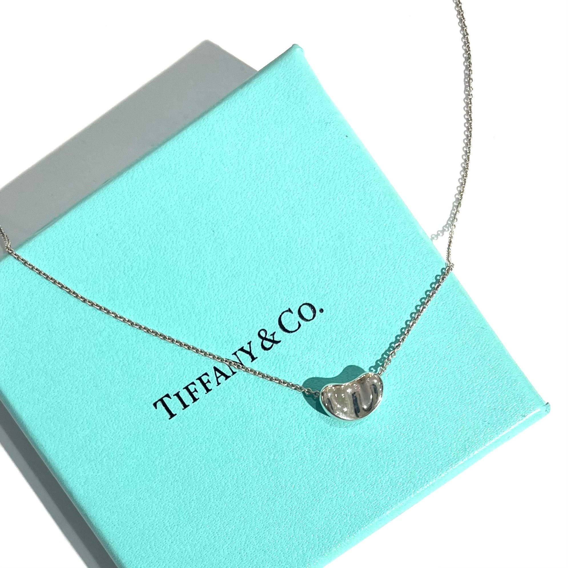 TIFFANY&CO.】2064 ミニビーン ネックレス／Elsa Peretti／自然美と