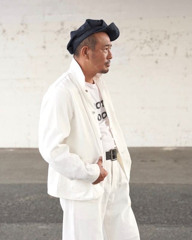 40s Work Coverall Jacket（White）