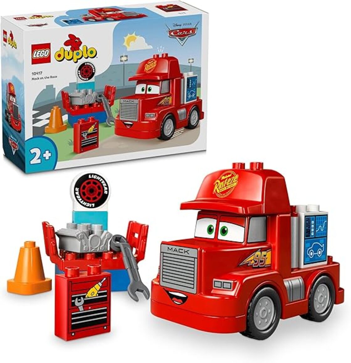 レゴ(LEGO) デュプロ レース場のマック おもちゃ 玩具 プレゼント 