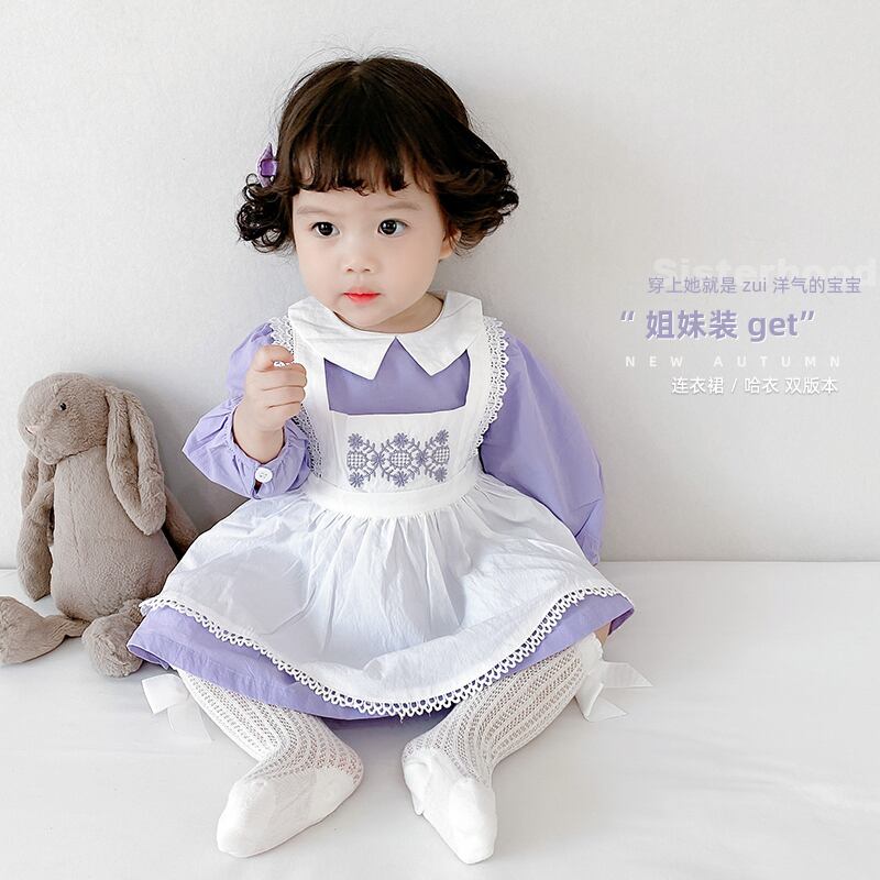 スプリングオータムドレス トライアングル 春物 秋物 超面白いベビーショップ22679081997