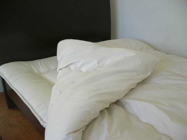 羊毛混 掛け布団 ダブルロング 190×210cm フランス産ウール50