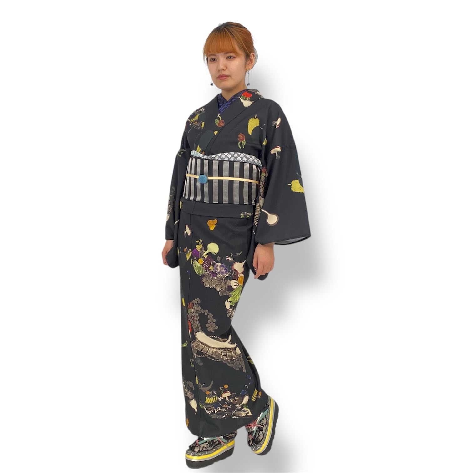 FDMTL NIPOALOHA 伊藤若冲 菜果模様 カバーオールファンダメンタル FDMTL（ファンダメンタル） カバーオール 「FDMTL」PACHWORK COVERALL