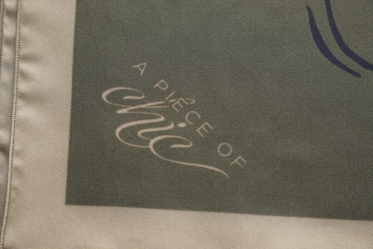 A PIECE OF CHIC】SILK SCARF / GRAND PRIX - MOT1 TS