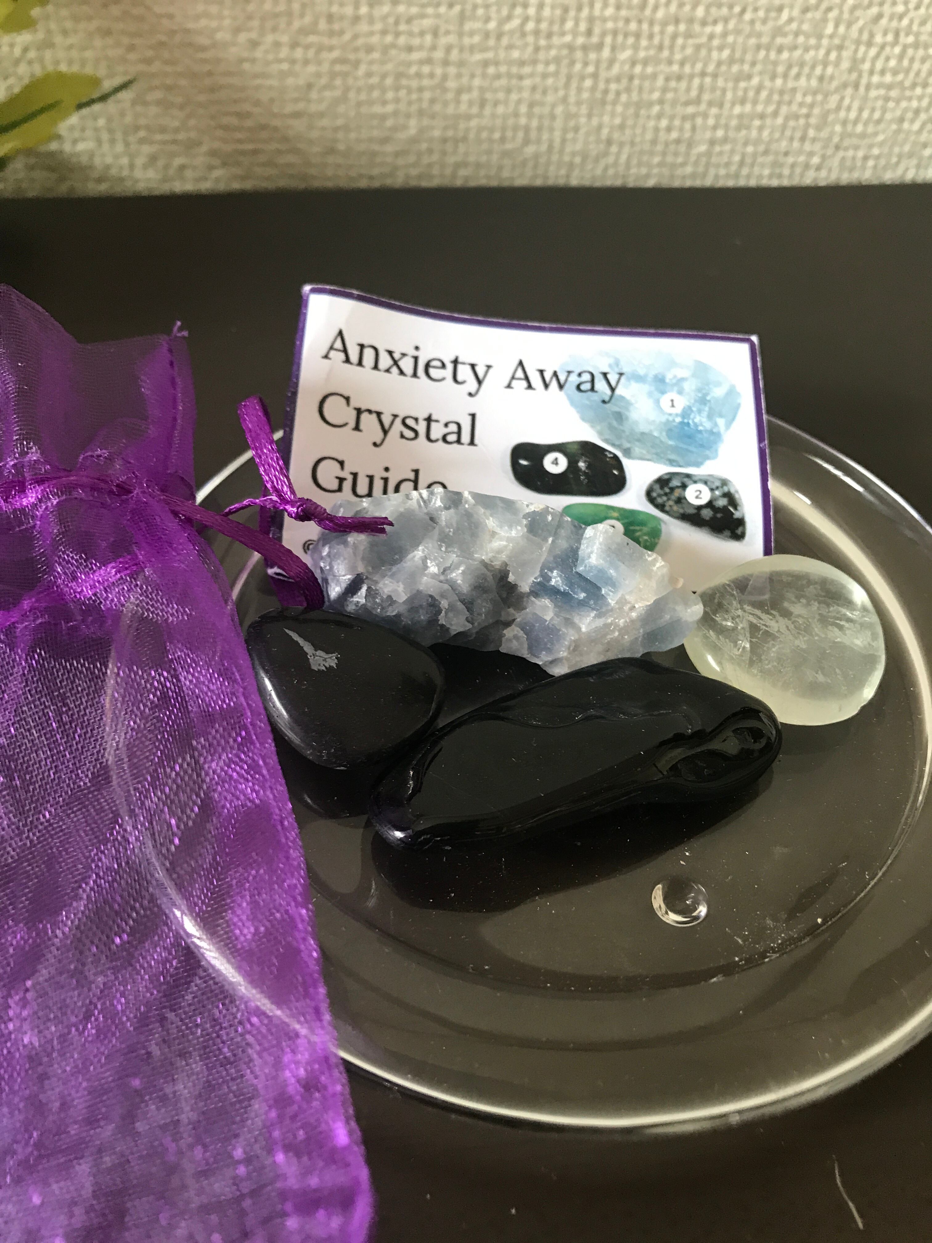 イギリスより Anxiety Away Healing Crystal Pack　クリスタルセット