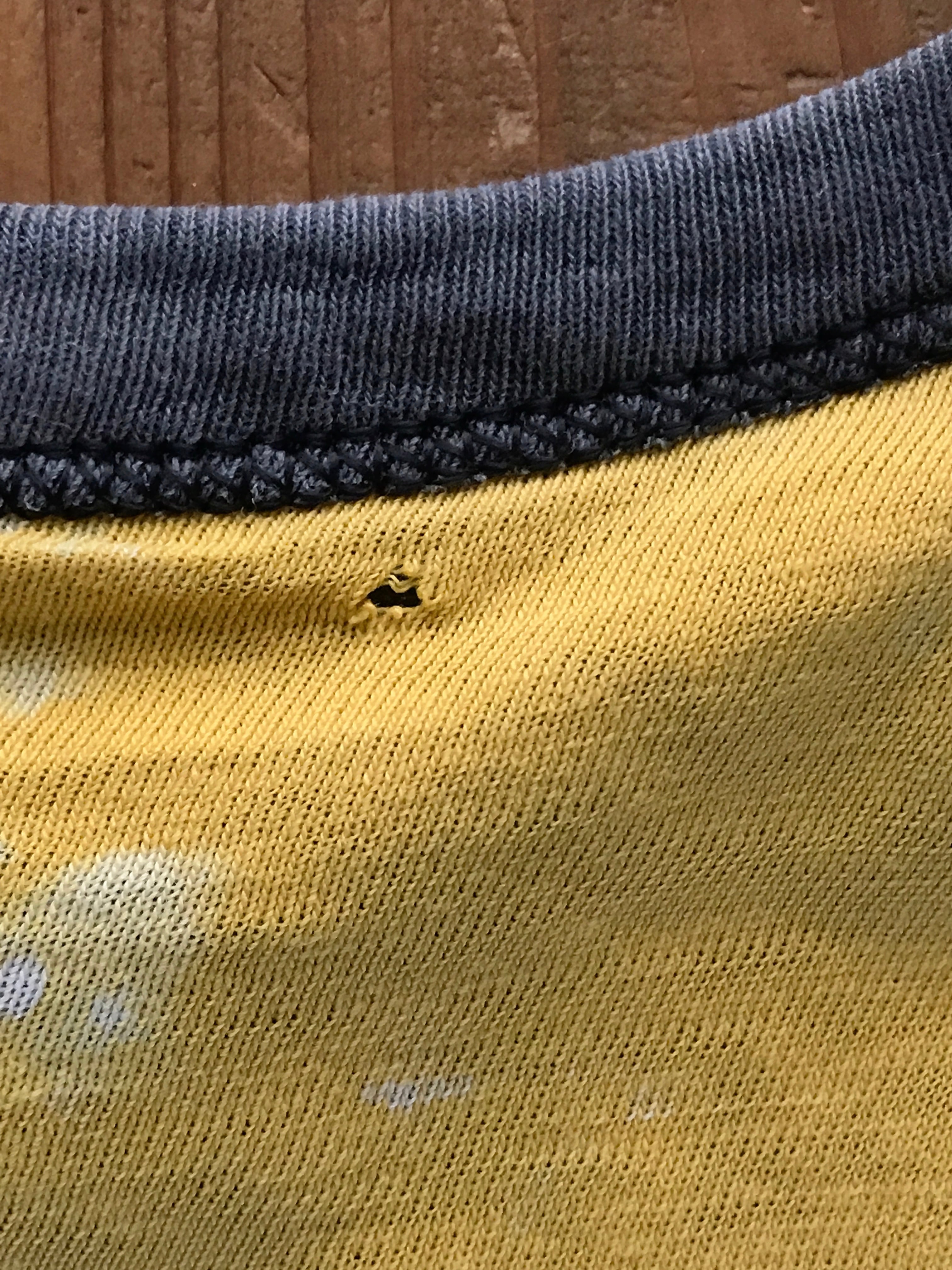 70's Champion バータグ "FREMONT JR. HIGH" リバーシブルTシャツ 4段プリント 表記(S)