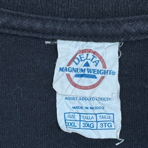 【DELTA PRO WEIGHT】企業系 3XL ビッグサイズ プリント ポケット Tシャツ ワンポイント企業ロゴ 半袖 Tennessee Steel Haulers デルタ US古着