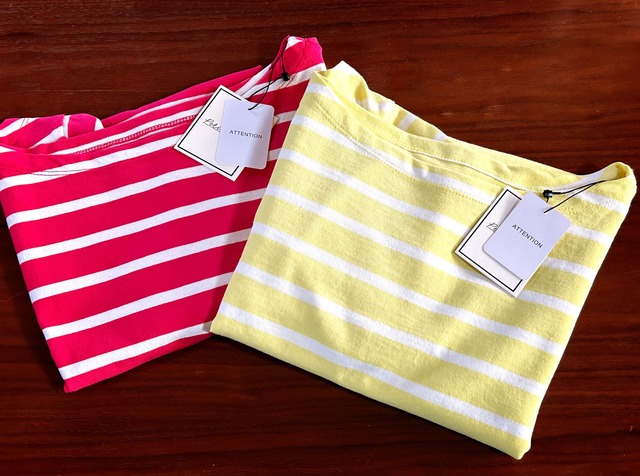 Petit  Fleur 長袖ボーダーT