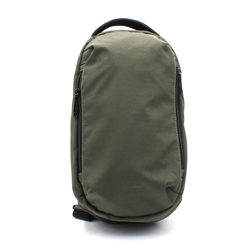FUNCTIONAL　093TI  "NIKOLA"  LIGHT WEIGHT UTILITY OVAL SLING BAG  スリングバッグ　自転車　撥水加工　メンズ レディース　 1マイルバッグ　ミニマル　ファンクショナル　通勤　通学