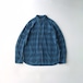 【POLO RALPH LAUREN】L/S Indigo Flannel Plaid Shirt Blue L
