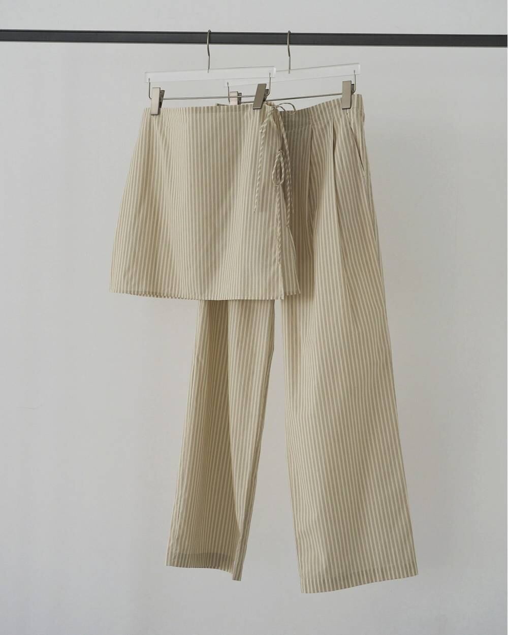 anuke 】Stripe Layered Pants | valance 福井｜レディースセレクト